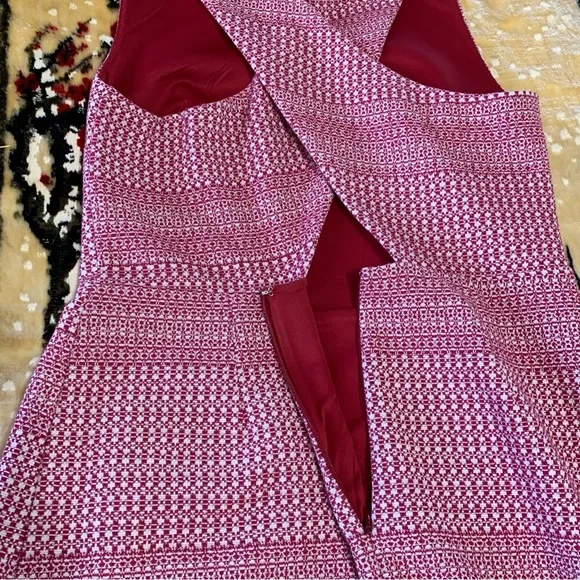 Banana Republic Knit Cross-back Peplum Dress - Picture 7 of 9